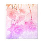 Paarse Campanella Flowers Macro Notitieblok (Voorkant)