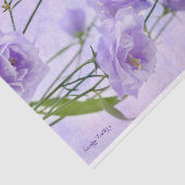 Paarse Campanella Flowers Macro Tissuepapier (Detail)