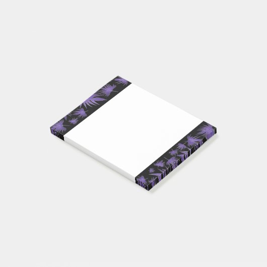 Paarse Canarische leder Post-it® Notes (Schuin)