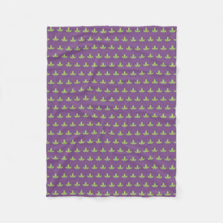 Paarse Cannatopia Logo Blanket Fleece Deken
