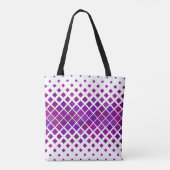 paarse canvas tas diamanten (Achterkant)