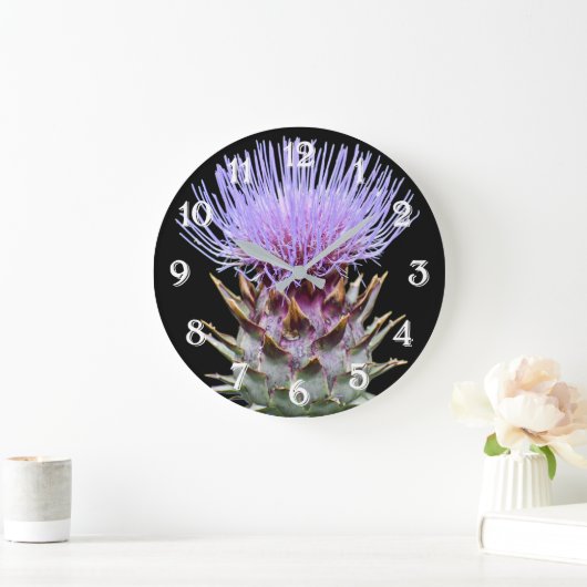 Paarse Cardoon Distel Bloem Grote Klok (Huis)