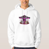 Paarse Carousel Adult's Hoodie (Voorkant)
