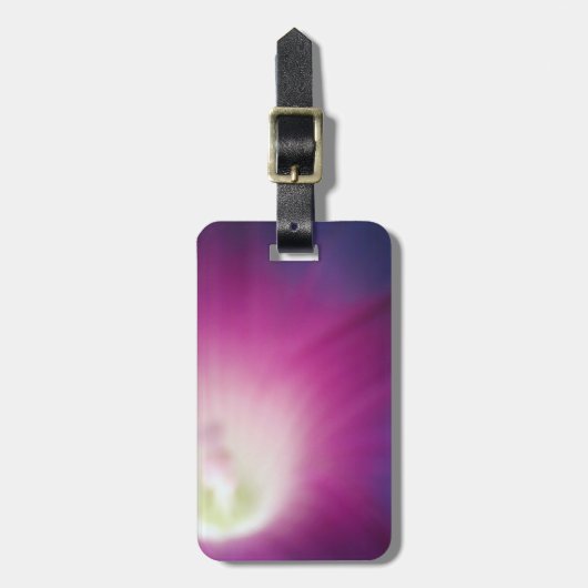 Paarse Carry-on Bagagelabels (Voorkant verticaal)