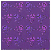 Paarse Cartoon Stof (Close Up)