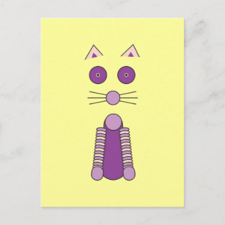 PAARSE CAT BRIEFKAART