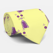 PAARSE CAT STROPDAS (Opgerold)