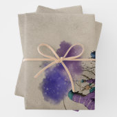 Paarse Caterstone Alice in Wonderland ontkoppeling Inpakpapier Vel (In situ)