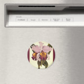  Paarse Cattleya Orchid, Tropische bloemen Magneet (Insitu (Vaatwasser))