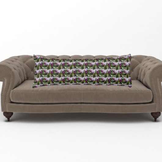 Paarse Cattleya Orchids Floral Pattern Body Pillow Lichaamskussen
