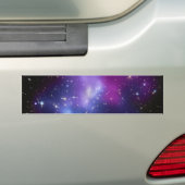 Paarse Celestial Space Photo Blank Bumpersticker (Op auto)