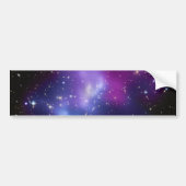 Paarse Celestial Space Photo Blank Bumpersticker (Voorkant)