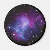 Paarse Celestial Space Photo Blank Magneet (Voorkant)