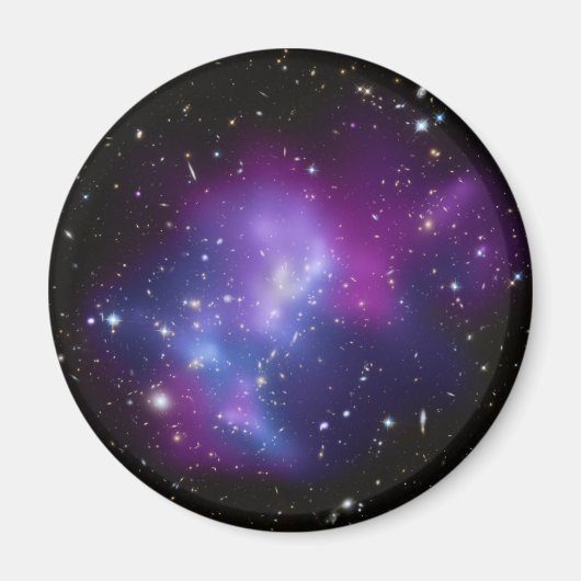 Paarse Celestial Space Photo Blank Magneet (Voorkant)