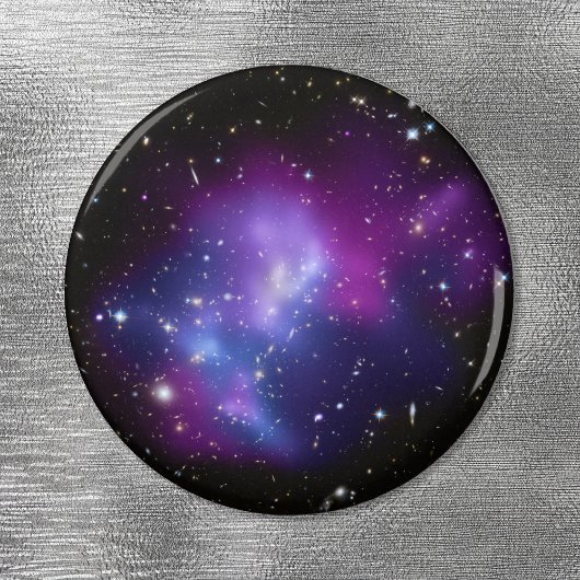 Paarse Celestial Space Photo Blank Magneet