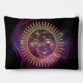 Paarse Celestial Sun en Moon Etui (Achterkant)