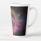 Paarse Celestial Sun en Moon Latte Mok (Rechts)