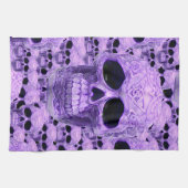 Paarse celstuiver theedoek (Horizontaal)