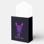 Paarse Celtic Knot Scorpion Bedankdoosjes (Geopend)