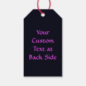 Paarse Celtic Knot Scorpion Cadeaulabel (Achterkant)