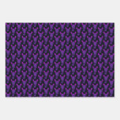 Paarse Celtic Knot Scorpion Inpakpapier Vel (Voorkant)
