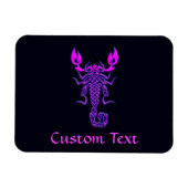 Paarse Celtic Knot Scorpion Magneet (Horizontaal)