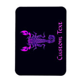 Paarse Celtic Knot Scorpion Magneet (Verticaal)