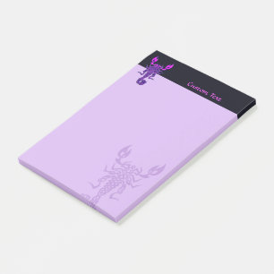 Paarse Celtic Knot Scorpion Post-it® Notes