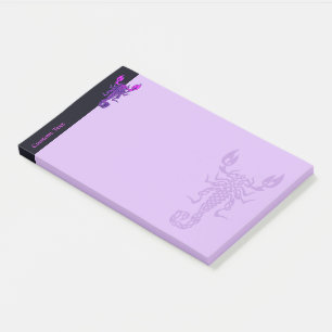 Paarse Celtic Knot Scorpion Post-it® Notes