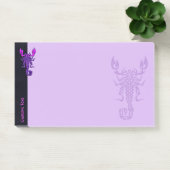 Paarse Celtic Knot Scorpion Post-it® Notes (Kantoor)