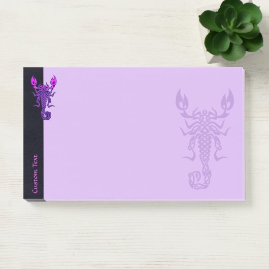 Paarse Celtic Knot Scorpion Post-it® Notes (Kantoor)