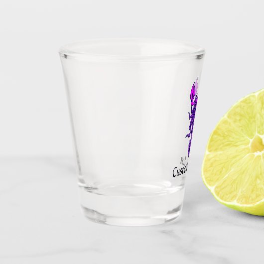 Paarse Celtic Knot Scorpion Shot Glas (Links)