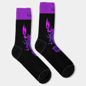 Paarse Celtic Knot Scorpion Socks Sokken (Rechts)