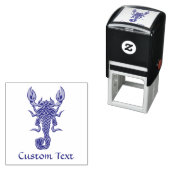 Paarse Celtic Knot Scorpion Zelfinktende Stempel (In situ)