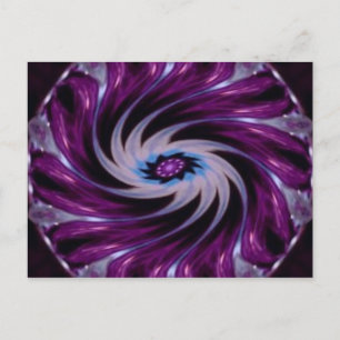 Paarse centrifuge briefkaart