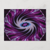 Paarse centrifuge briefkaart (Voorkant)