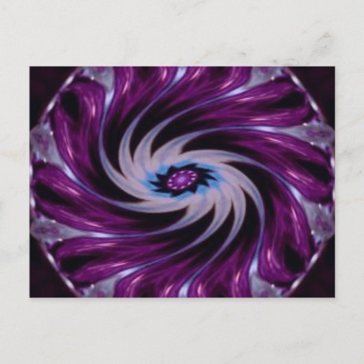 Paarse centrifuge briefkaart (Voorkant)