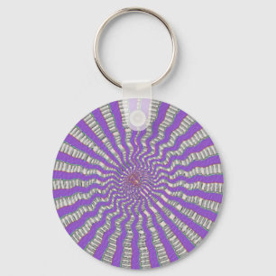 Paarse Chakra - Cool Paars Breeze Sleutelhanger