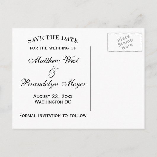 Paarse champagne bubbels Bewaar de datum na de Kaa Aankondigingskaart (Achterkant)