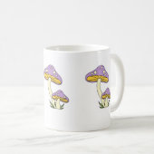 Paarse champignonkoffie Mok (Voorkant rechts)