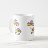 Paarse champignonkoffie Mok (Voorkant links)
