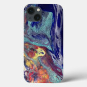 Paarse chaos Case-Mate iPhone case (Achterkant)