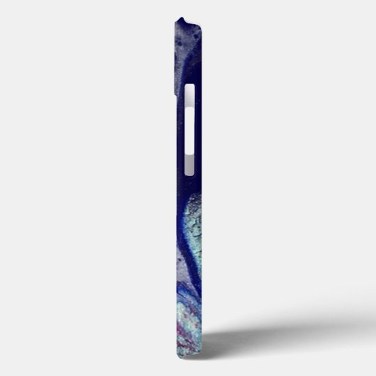 Paarse chaos Case-Mate iPhone case (Achterkant / Links)