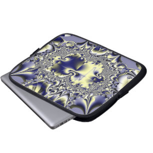 Paarse Chaos Laptop Sleeve