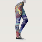 Paarse chaos leggings (Rechts)