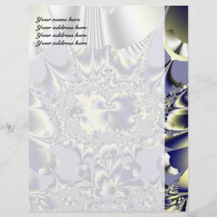 Paarse Chaos Persoonlijk Briefpapier Briefhoofd