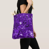 Paarse Chaos Tote Bag (Dichtbij)