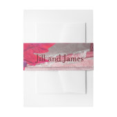 Paarse charming bruiloft uitnodigingen wikkel (Voorkant Voorbeeld)