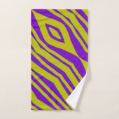 Paarse Chartreuse Exotic 3-punts handdoekset Bad Handdoek (Handdoek)