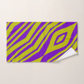 Paarse Chartreuse Exotic 3-punts handdoekset Bad Handdoek (Handdoek)